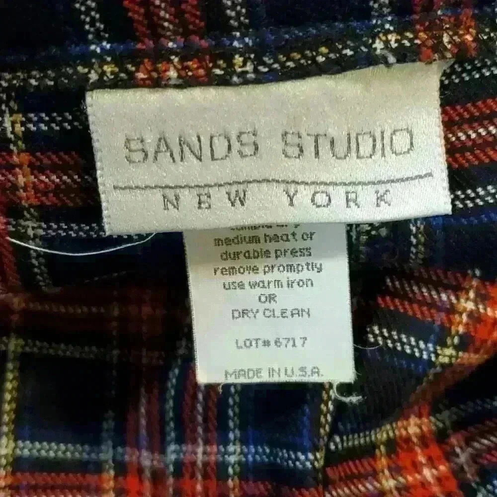 Sands Studio New York Vintage Pleated Plaid Skirt - Picture 8 of 13